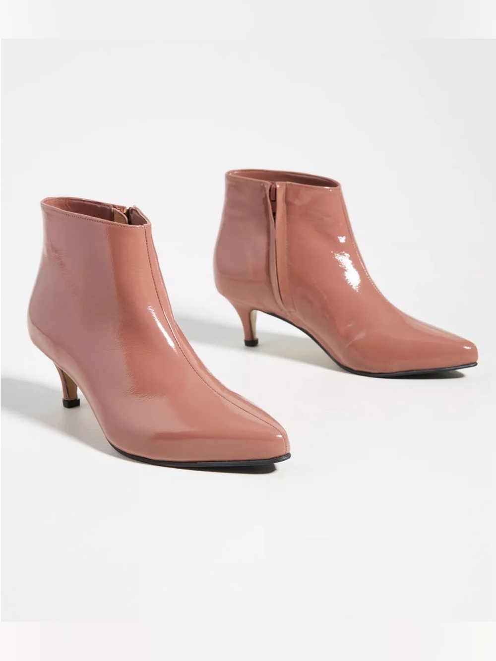 Noemi Kitten-Heeled Patent Booties size 41